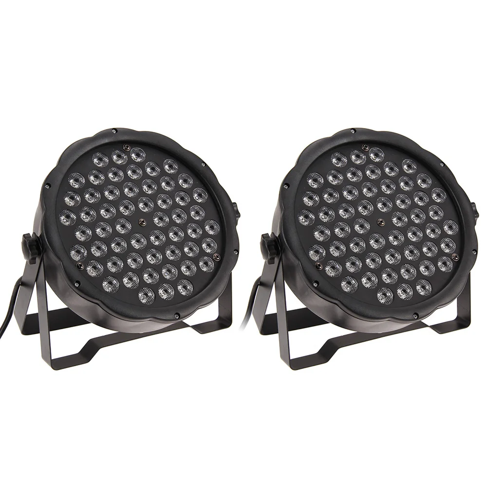 

LED Stage Light Lamp RGBW PAR Lights LEDs 54W Sound-activated Auto DMX512 Disco Light for DJ Party , Pack of 2 Lights