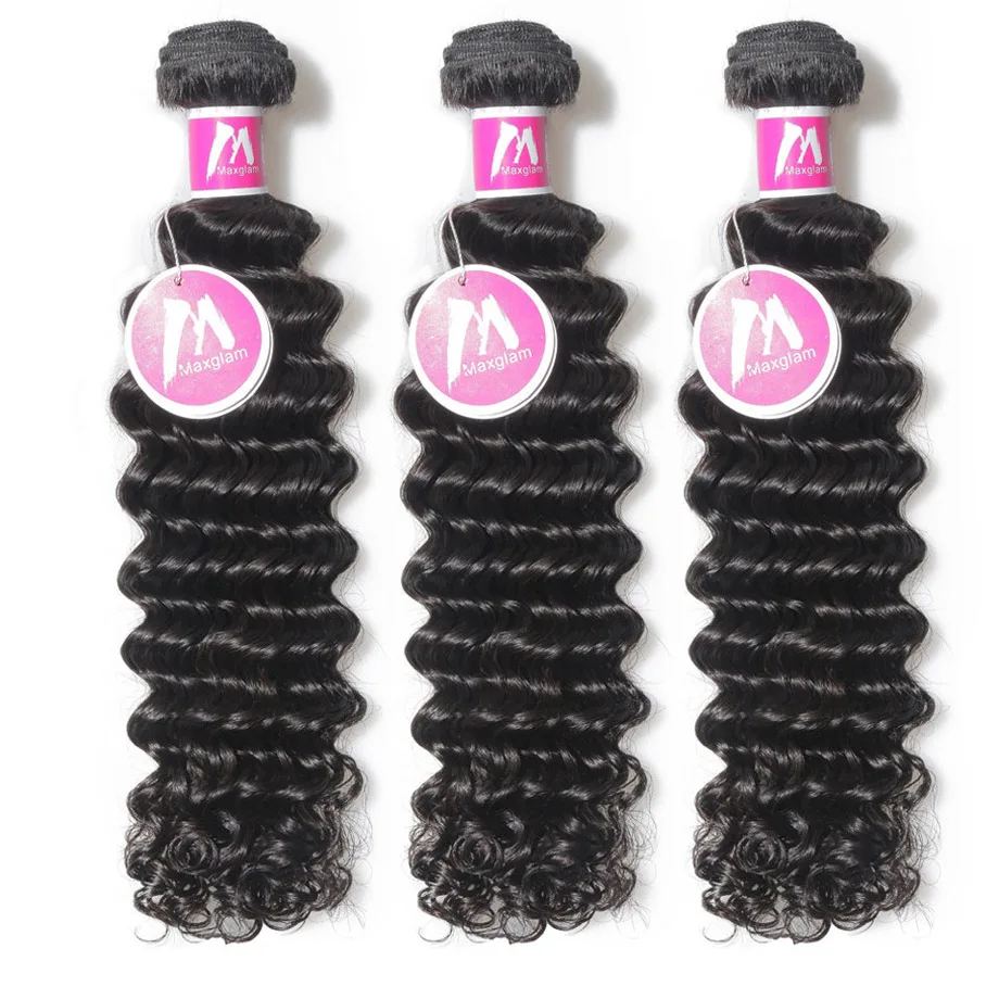 brazilian virgin hair human hair bundles peruvian virgin hair extension deep wave curly (5)