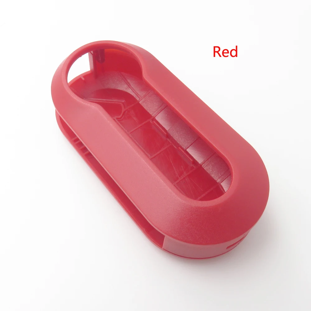 Cocolockey Replacement Case Shell Plastic KEY Cover Fob For Fiat 500 Panda Punto Bravo Car Flip Key Case 3Buttons Key Case Key Case Cover Car Key Shell Remote Control Case Cover Flip Key Fob Shell
