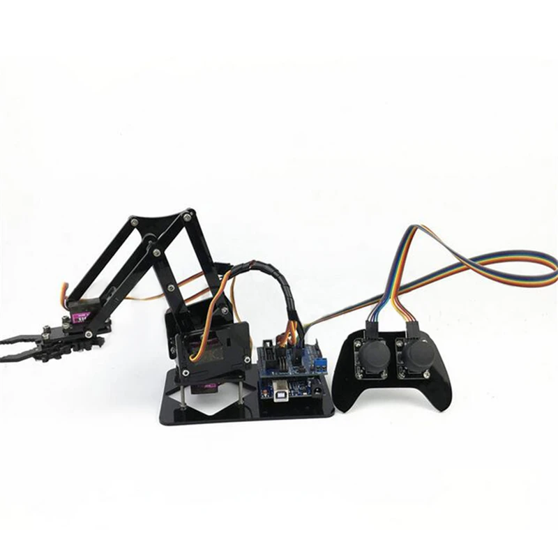 Domibot 4DOF DIY рука робота с пультом дистанционного управления для PS2 самостоятельная сборка с сервоприводом MG90s для программирования Arduino UN R3