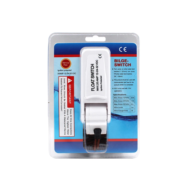 Sensor de Fluxo de Bomba de Barco para Bombas de Bilge Automático de Bomba de Água Acessórios de Passeio de Barco Interruptor Elétrico dc 6 Equip. marít.