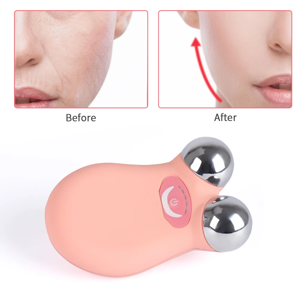  Mini microcurrent face lift machine Skin Tightening Rejuvenation Spa USB Charging facial wrinkle re