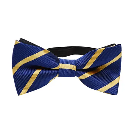 Классический Полосатый галстук-бабочка для собак, регулируемый наряд для щенка, галстук-бабочка в стиле джентльмен, галстук для щенят - Цвет: C