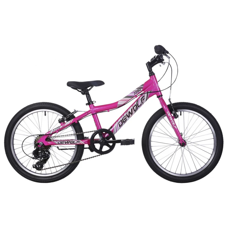 Лиловый Детский велосипед Dewolf J200 Girl - Цвет: Лиловый