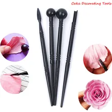 4 шт. антипригарные формы для выпечки инструменты для украшения торта помадка печенье формы для торта резные инструменты для выпечки