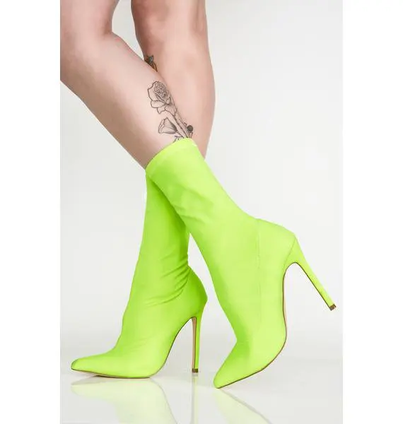 

THEMOST Sexy Stiletto Sock Women Booties Stretch Boots women Christmas Party High Heels Ankle Boots Fashion Botas Mujer Shoes
