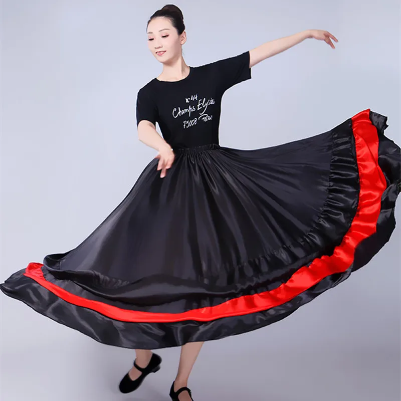 Платье для девочек Фламенго, юбка для танцев в испанском стиле, костюм фламенко, юбки для Фламенго