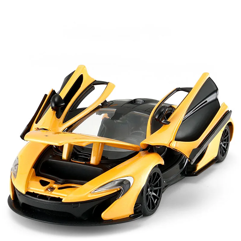 1:24 автомобиль для Mclaren P1 статическая модель из сплава под давлением Роскошная