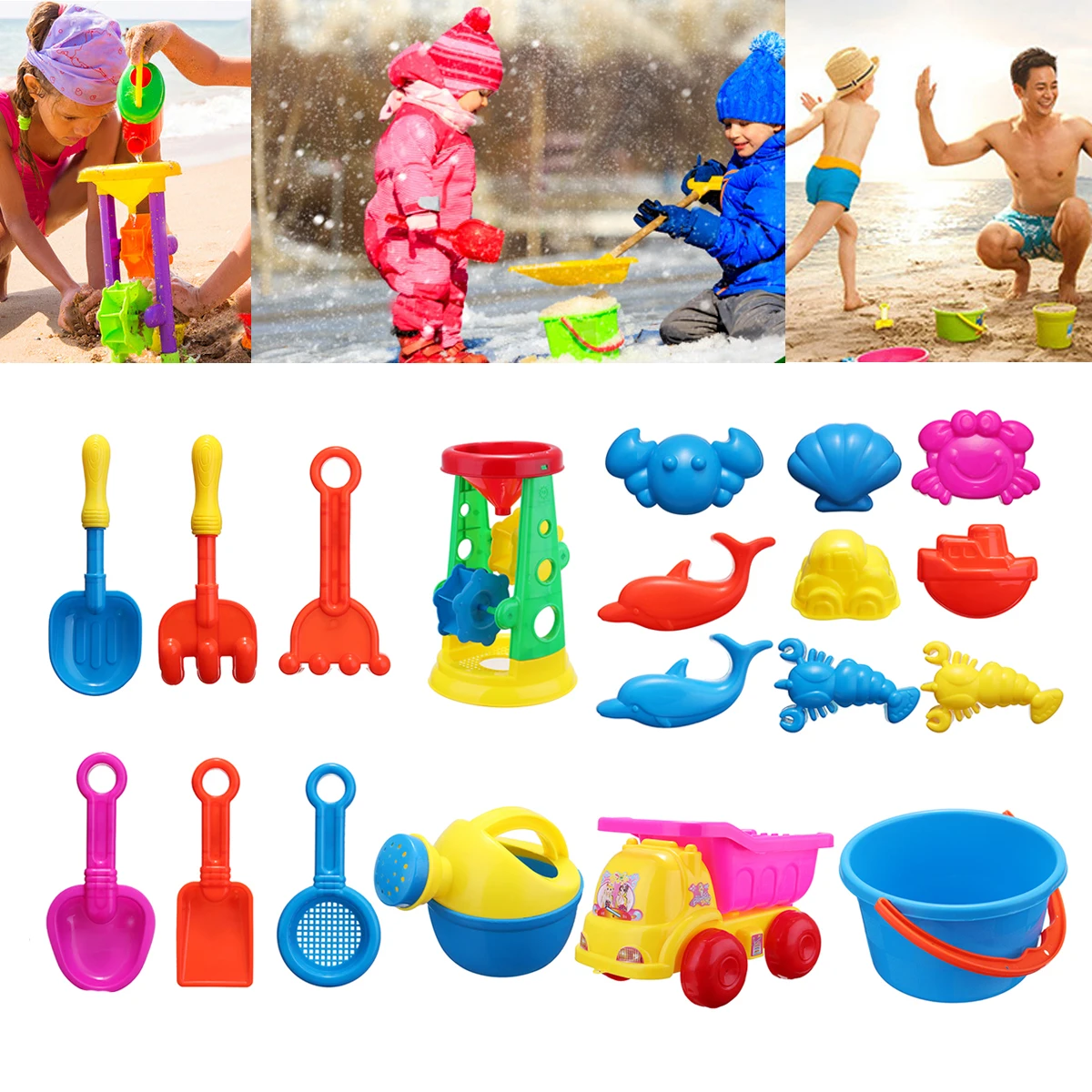 Musicr0xh3heh3s Achat 20 Pcs Enfants Jouet De Plage Seau