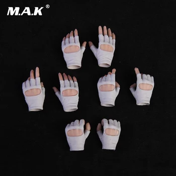 

In stock 4 pairs/Set 1:6 Scale Female Accessory Gloves Hand White Grip Gun Hand Model Pale Skin for Woman Action Figure