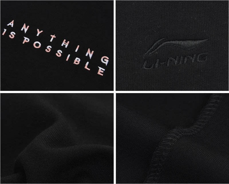 Li-Ning, женские спортивные вязаные свитера-худи, тренд, для фитнеса, удобная подкладка, спортивный свитер AWDN008 WWW962