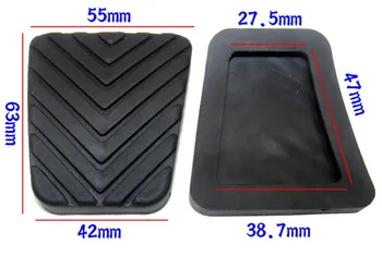 

1PC Clutch Brake Pedal Rubber Pad for Mitsubishi lancer Light truck V3 Brake Pedals Non-slip mat Top Quality
