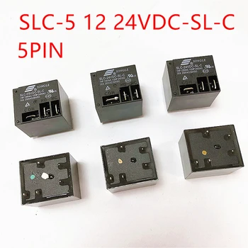

5Pin RELAYS 05V 12V 24V SLC- 05 12 24VDC-SL-C Power relays 30C T91 HF2100 5PCS