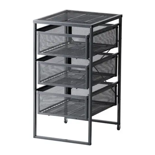 Ikea Lie Nate Drawers Office Storage Cabinet With Casters Storage