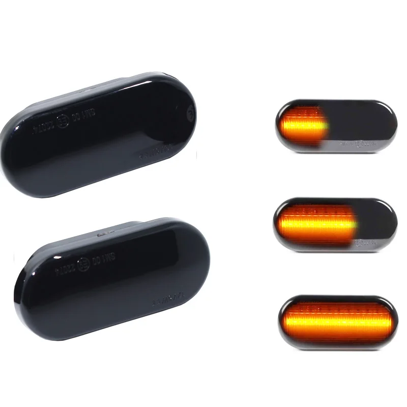

2Pcs Car LED Dynamic Turn Signal Light Side Marker Light Indicator for Ford C-Max Fiesta Focus MK2 Fusion Galaxy Amber Light