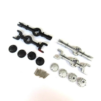 

Metal Axle Shell Kit Scrub Front Rear Bridge Cover Case Housing for RC Car WPL Military/Pick Up/Semi Truck Modify Upgrade Parts