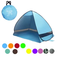 

KORAMAN Automatic Camping Tent Ship From RU Beach Tent 2 Persons Tent Instant Pop Up Open Anti UV Awning Tents Outdoor Sunshelte