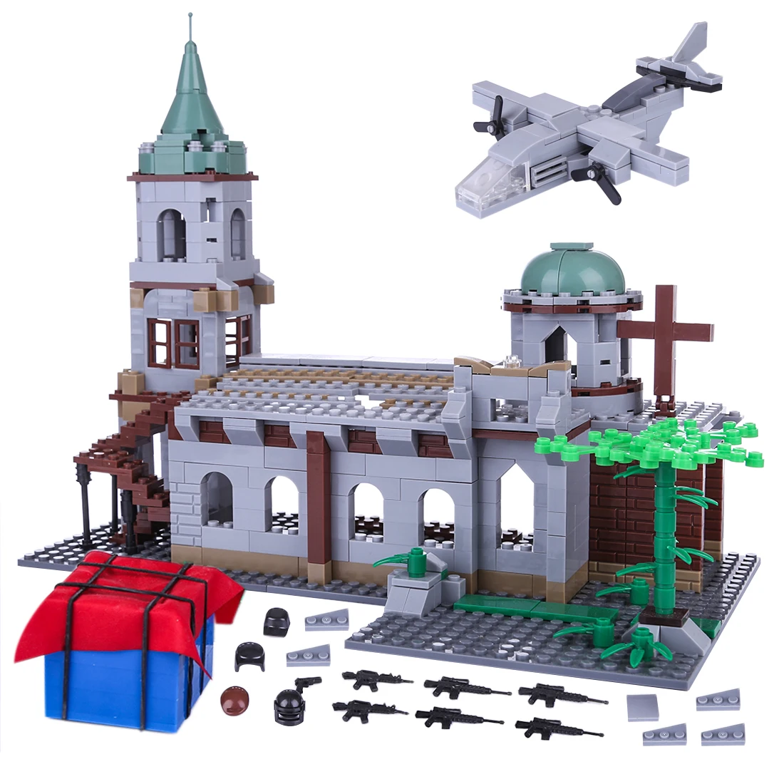 

Military Game Scene DIY Small Particle Assembly Building Block Toy Kit