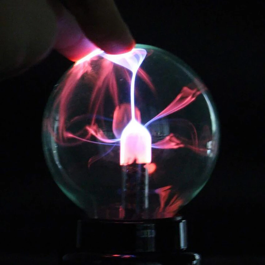3 Inch Glass Plasma Ball Lamp Electric Globe Static Light Touch Sensor Lightning Table Lights Sphere Nightlight Kids Gift 3 Inch Glass Plasma Ball Lamp Electric Globe Static Light Touch Sensor Lightning Table Lights Sphere Nightlight Kids Gift