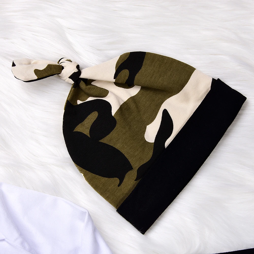 Для маленьких мальчиков Армейский зеленый одежда комбинезон Oh Deer я здесь топ с