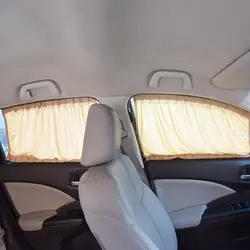 Алюминий сплава эластичный боковое окно автомобиля с тентом Шторы s Auto Windows Шторы солнцезащитный козырек жалюзи крышка автомобиль-Стайлинг