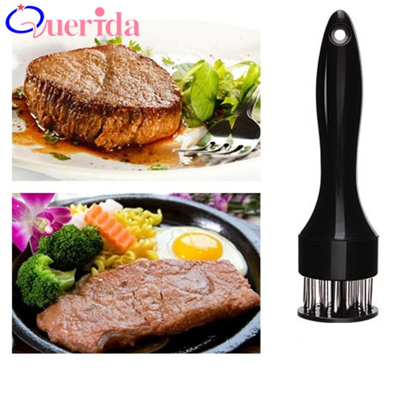 Stainless Steel Meat Tenderizer Needle 21 Pin Steak BBQ Kitchen Cooking Tool US