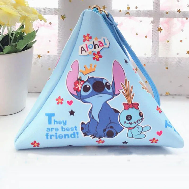 

1Pc Creative Cartoon Zongzi style pu Coin bag cute Stitch Bread Superman Monster Purse Figure Toys