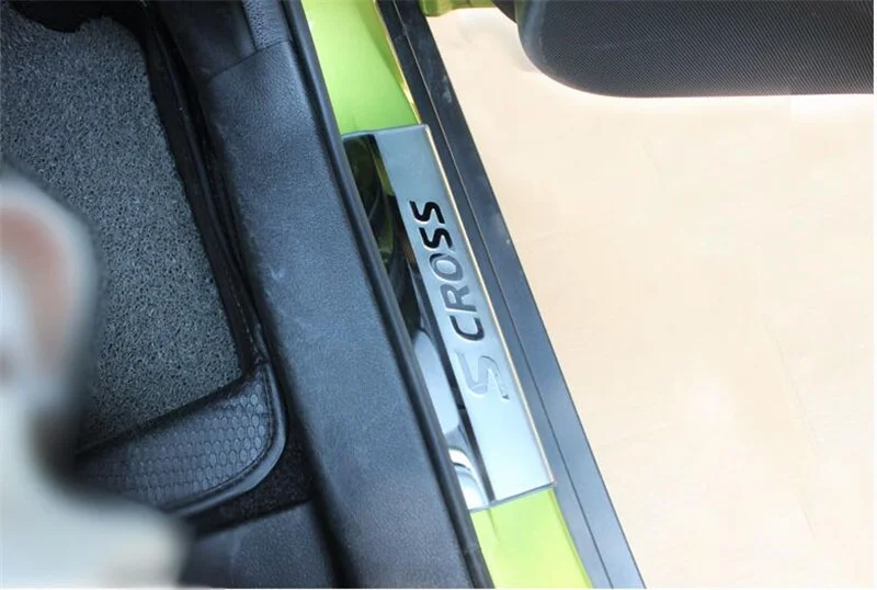 For-Suzuki-Sx4-S-Cross-2014-2016-Stainless-Steel-door-Sill-Protector-Pedal-Welcome-Plate-External