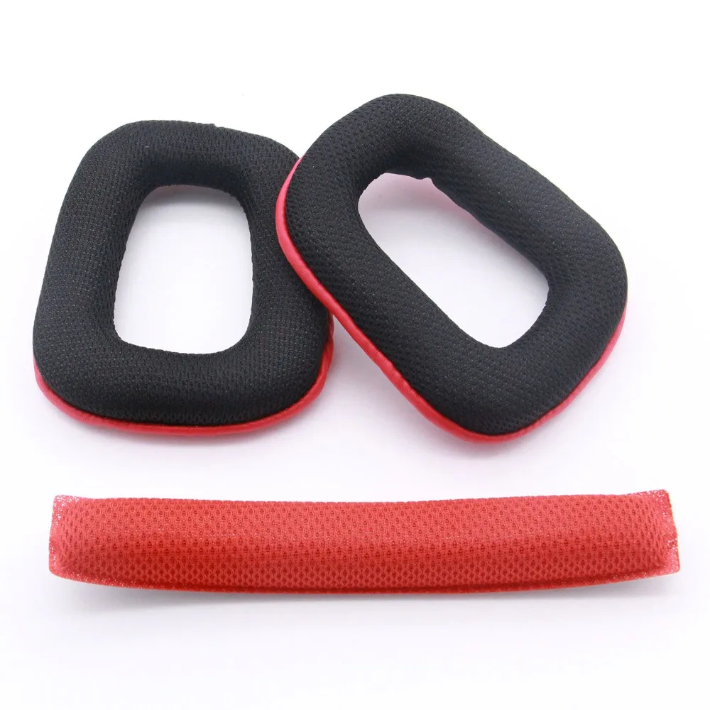1 Pair Replacement Headphone Cushion Earpads + Headband set for Logitech G930 G430 F450 Headphones Soft Headset | Электроника