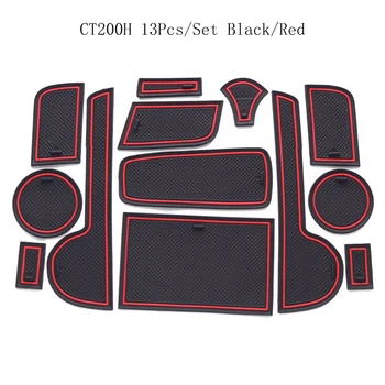 

Car Accessories Internal Gate Slot Mat Fluorescence Dust Proof Gasket for Lexus CT200H ES 2013-2017 GS 12-16 Latex Cup Hole Pad