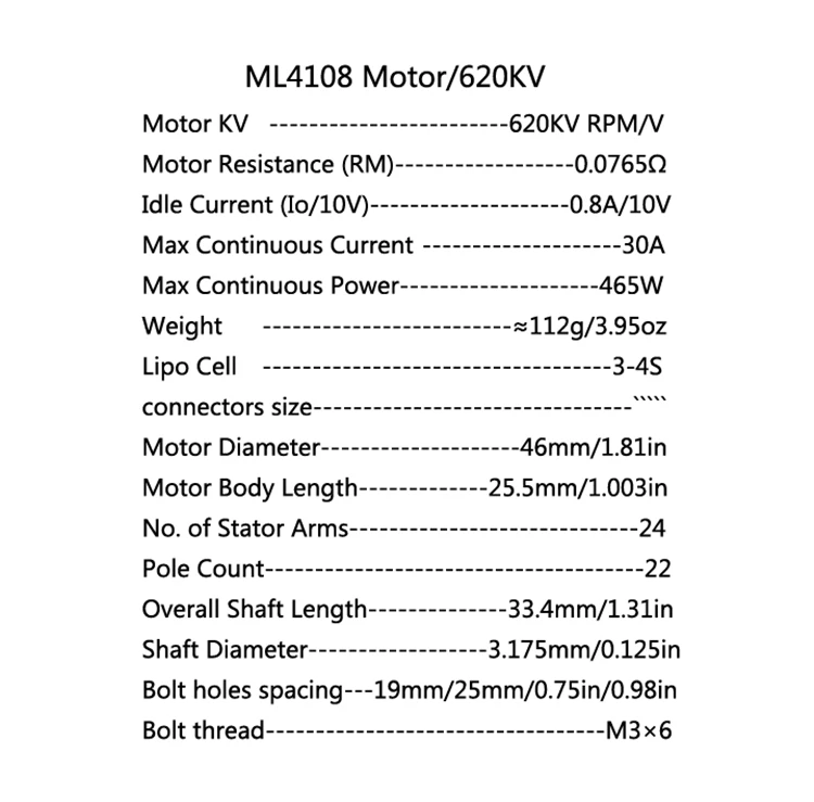 ML4108 620KV 