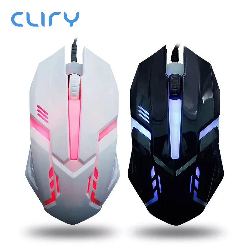 

Cliry Wired Gaming Mouse 4 Color LED Light Hot Selling USB Optical Mini Computer USB Gamer Cheap Gamer Mice Laptop Desktop