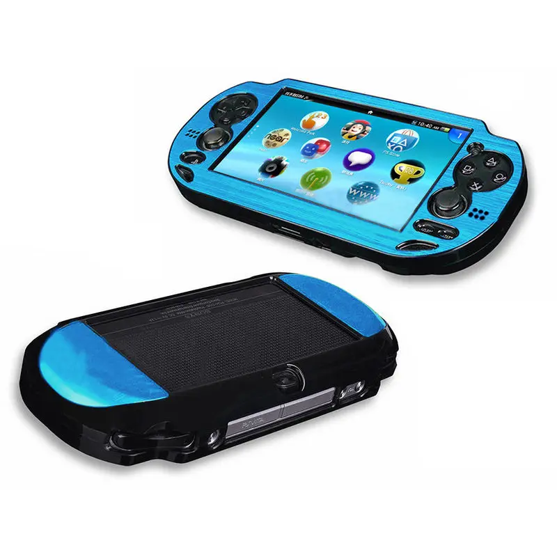 Металлический Алюминиевый жесткий чехол защитный чехол для sony Playstation PS Vita psv 1000 - Цвет: Blue