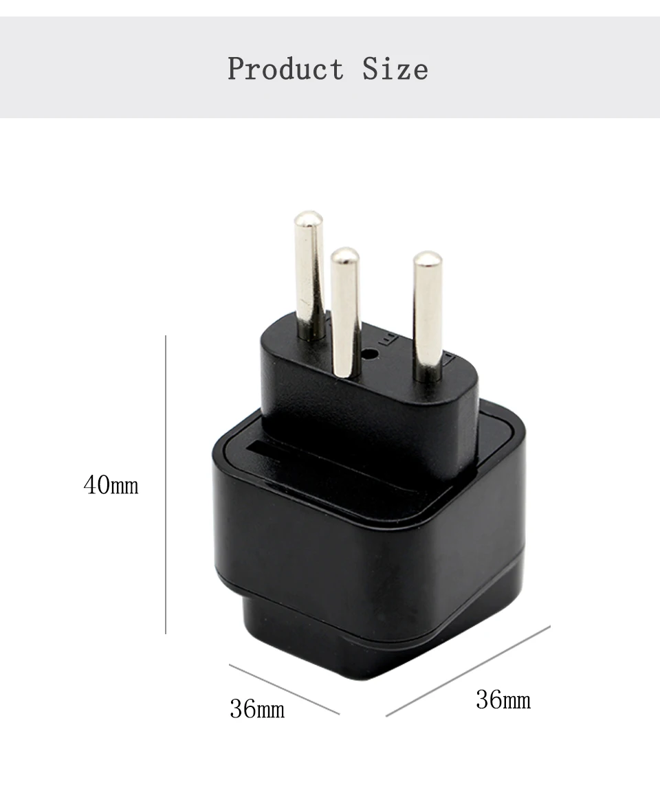 Universal AC 250V 10-16A EU AU US UK to Switzerland Swiss AC Power Travel Plug 3 Round Pin Adaptor Wireless Conversion Plug (6)