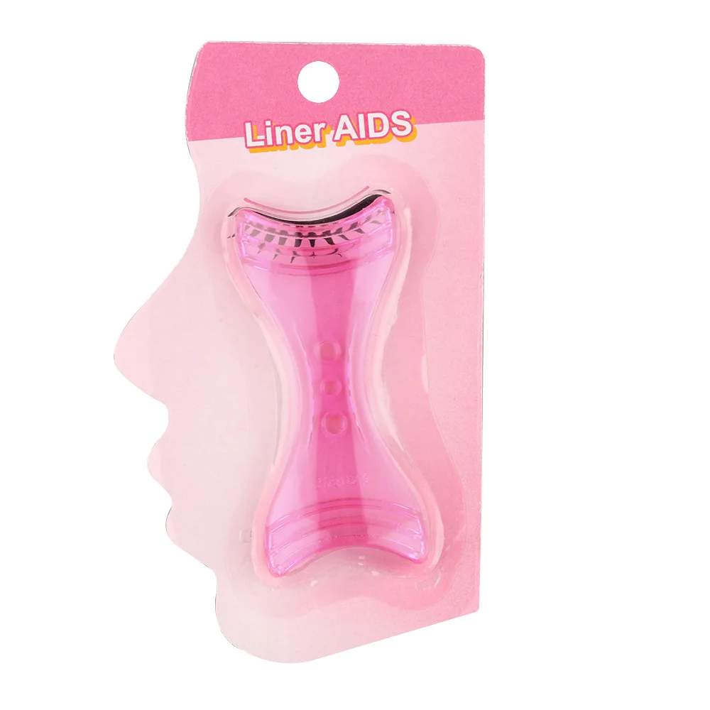 

1PC Pink Eyeliner Model Makeup Beauty Eye Helper Device Tool Draw Eye Liners Guide Card Mold Make up Tools