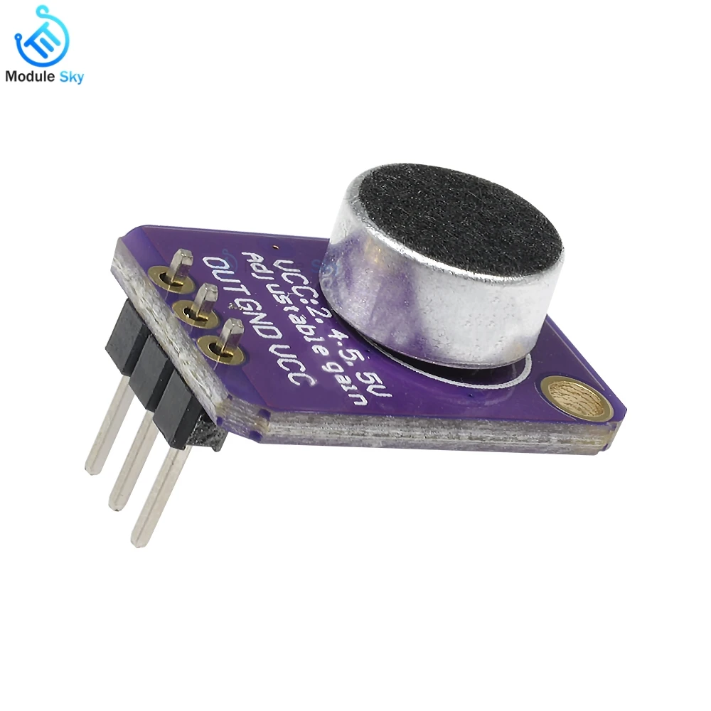 

amplifier board MAX4466 Microphone amplifier speaker Electret receiver transmitter board With Adjustable Gain For Arduino
