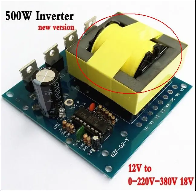 Ферритовый сердечник трансформаторы для 500 Вт Инвертор DC 12 В в AC 220 В 380 в 18 в автомобильный преобразователь