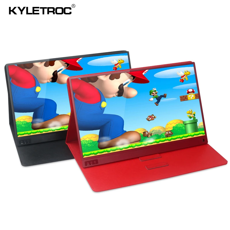 Портативный монитор usb type C Full HD 1080 ips 15 6 дюймовый ЖК Встроенные двойные динамики
