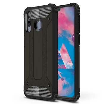 

30pcs/lot Impact Resistant Detachable Hard Case For Samsung Galaxy M30 TPU+PC Hybrid Armor Case For Samsung Galaxy M30