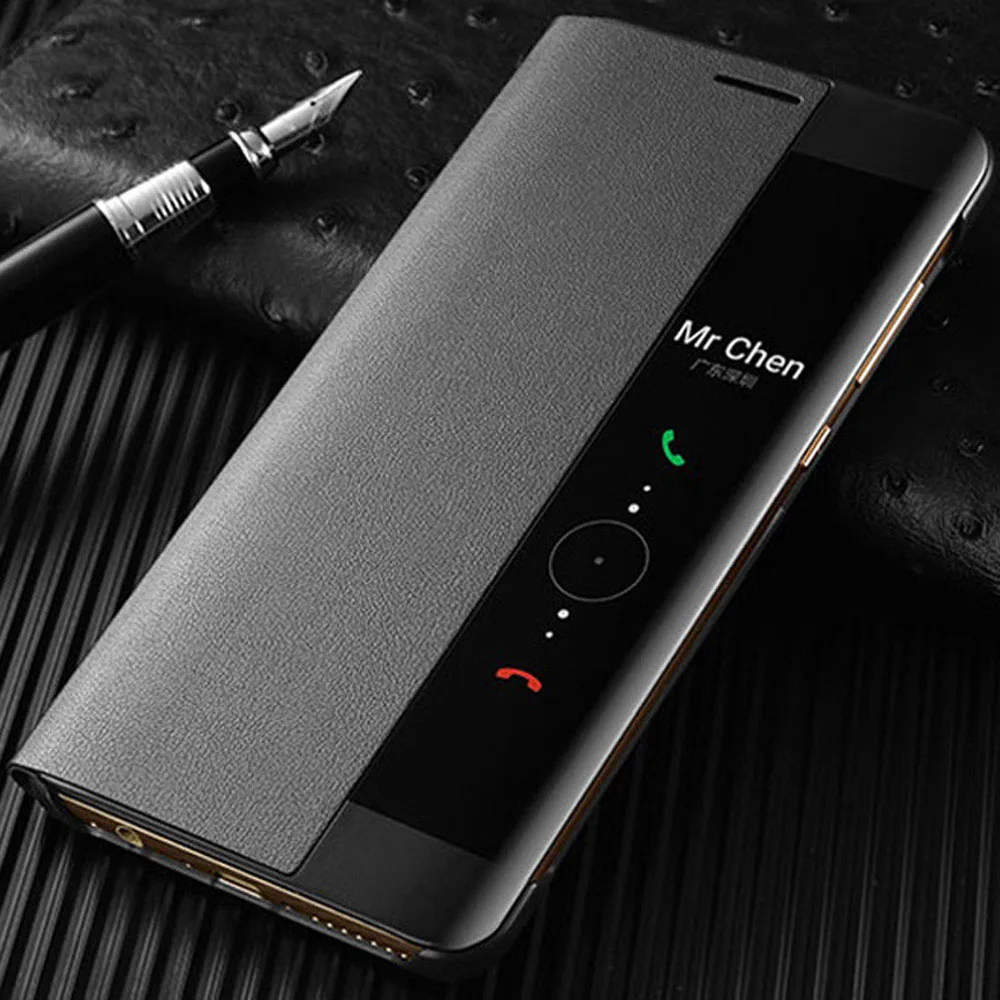 Huawei Mate 10 Pro Custodia Vera Pelle a Libro Protettiva 1A Case Raccoglitore e