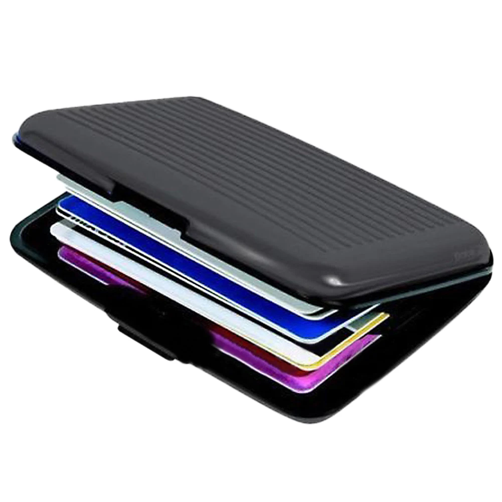 

Unisex ID Credit Card Wallet Holder Antimagnetic Waterproof Aluminum Cards Holder Pocket Wallet Business Card Metal Case Hot
