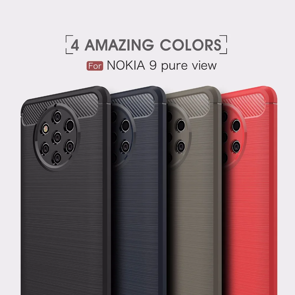 For Nokia 9 Pureview Case Luxury Full Soft TPU Silicone Cover Case For Nokia 9 PureView nokia9 Pure View TA-1094 Phone Bag Cases For Nokia 9 Pureview Case Luxury Full Soft TPU Silicone Cover Case For Nokia 9 PureView nokia9 Pure View TA-1094 Phone Bag Cases