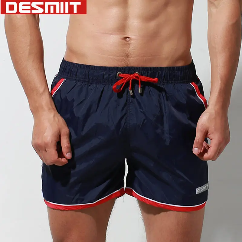 

Waterproof Nylon Mens Swimming Shorts Desmiit Swimwear Men Swim Trunks Surfing Beach Wear 2019 Summer Leisure Man Swimsuit Board