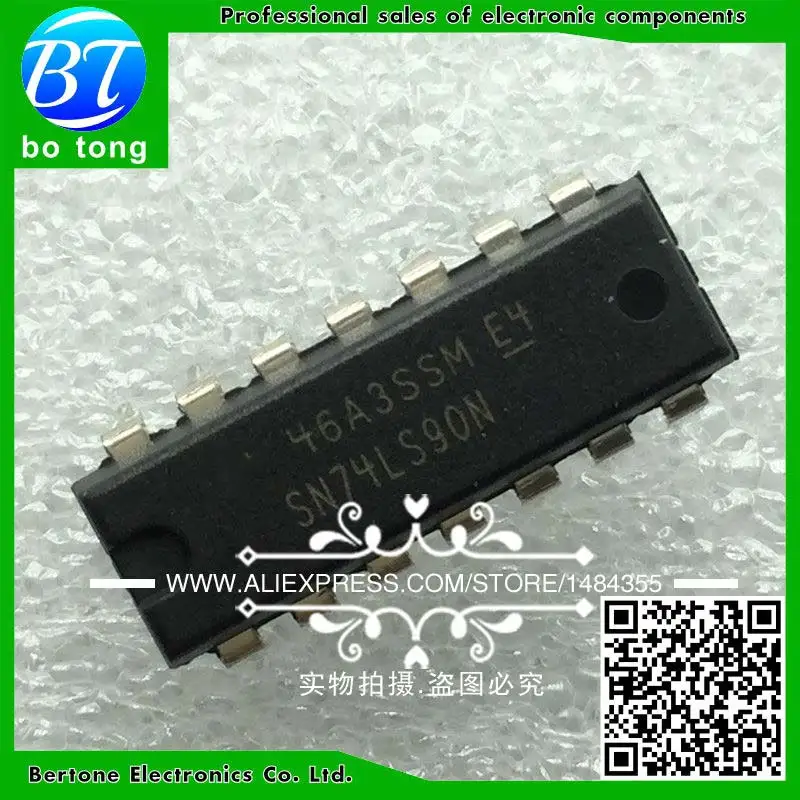 50 шт./100 шт. Бесплатная доставка HD74LS90P DIP14 HD74LS90 DIP SN74LS90N 74LS90N 74LS90AN 74LS90 Новый|Запасные