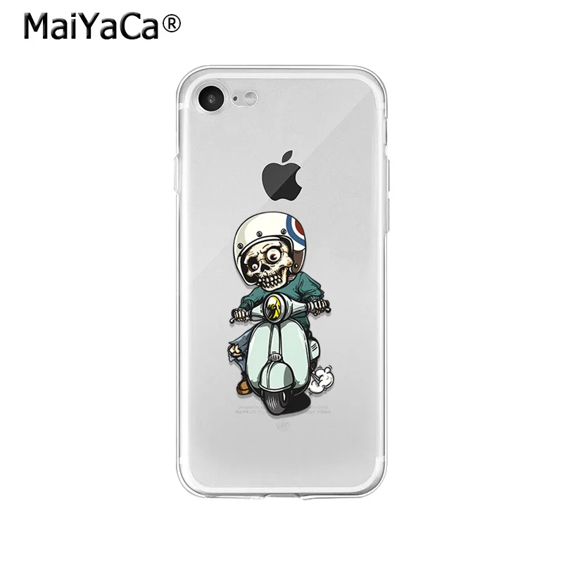 Retro Skeleton skull skateboard