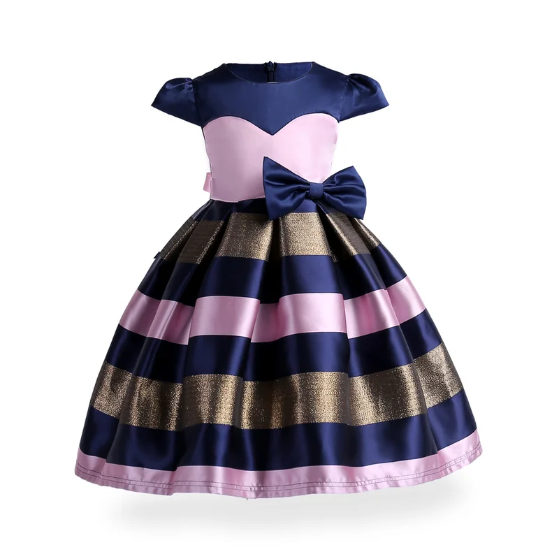 New Striped Girls Dress Party Prom Gowns Wedding Birthday Outfits Vestidos Infantil Princess Dress Up Costume Girls Clothing New Striped Girls Dress Party Prom Gowns Wedding Birthday Outfits Vestidos Infantil Princess Dress Up Costume Girls Clothing