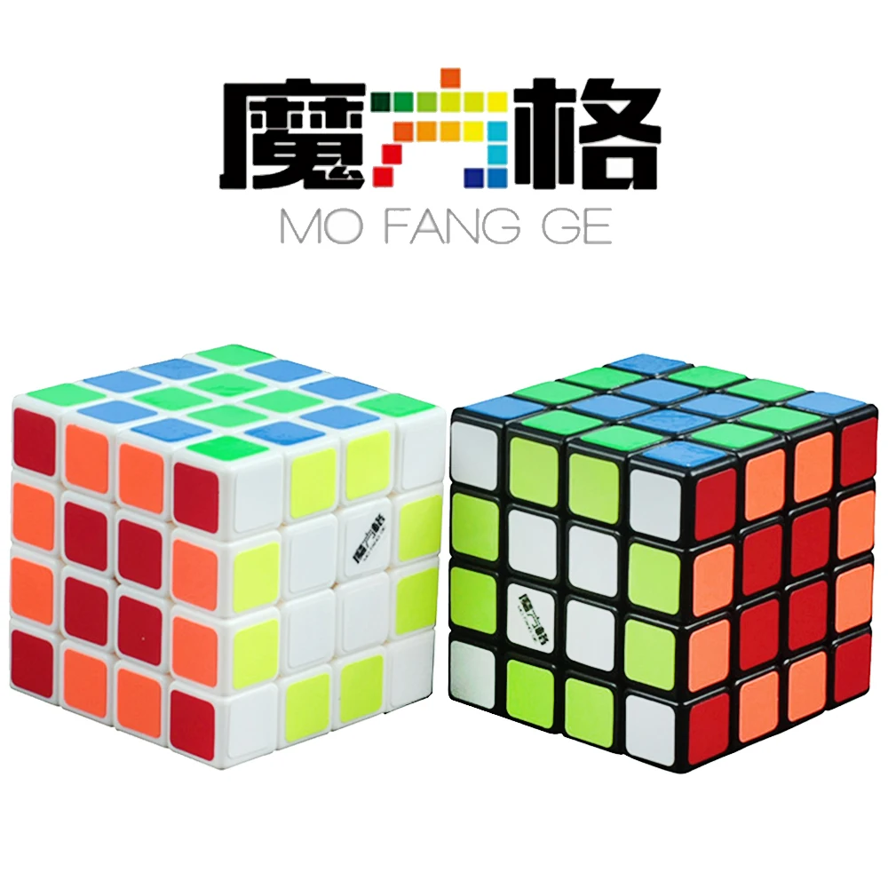 4*4 Mofangge QiHang 4 слоя QiYi's Puzzle Cube 4x4x4 наклейки Magic Cube 62 мм Антистресс игрушка