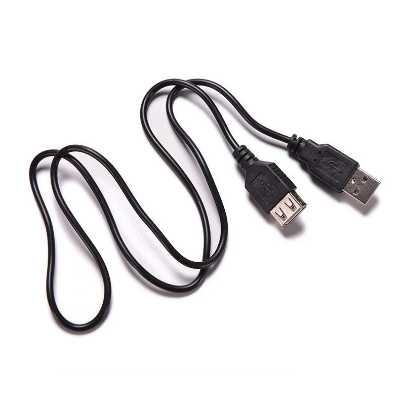 Черный USB 2 0 A к мужскому женскому удлинительному кабелю 1 шт. удлинитель зарядный