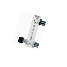 2-20л/мин 1/" BSP Женская Резьбовая панель ПММА тип газа Поплавковый расходомер воздуха ротаметр расходомер с регулируемым клапаном