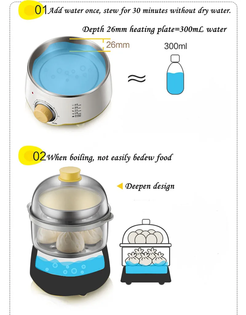 camadas 16 ovos capacidade alimentos vapor aço